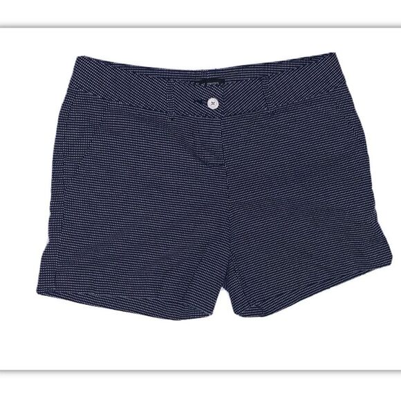 The Limited blue polka dot shorts size 10 - Picture 1 of 3